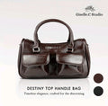 Destiny Top Handle Bag - Coco