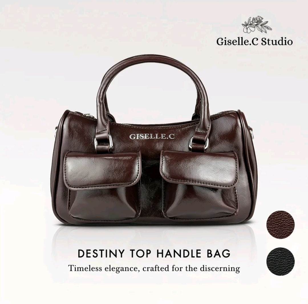 Destiny Top Handle Bag - Coco