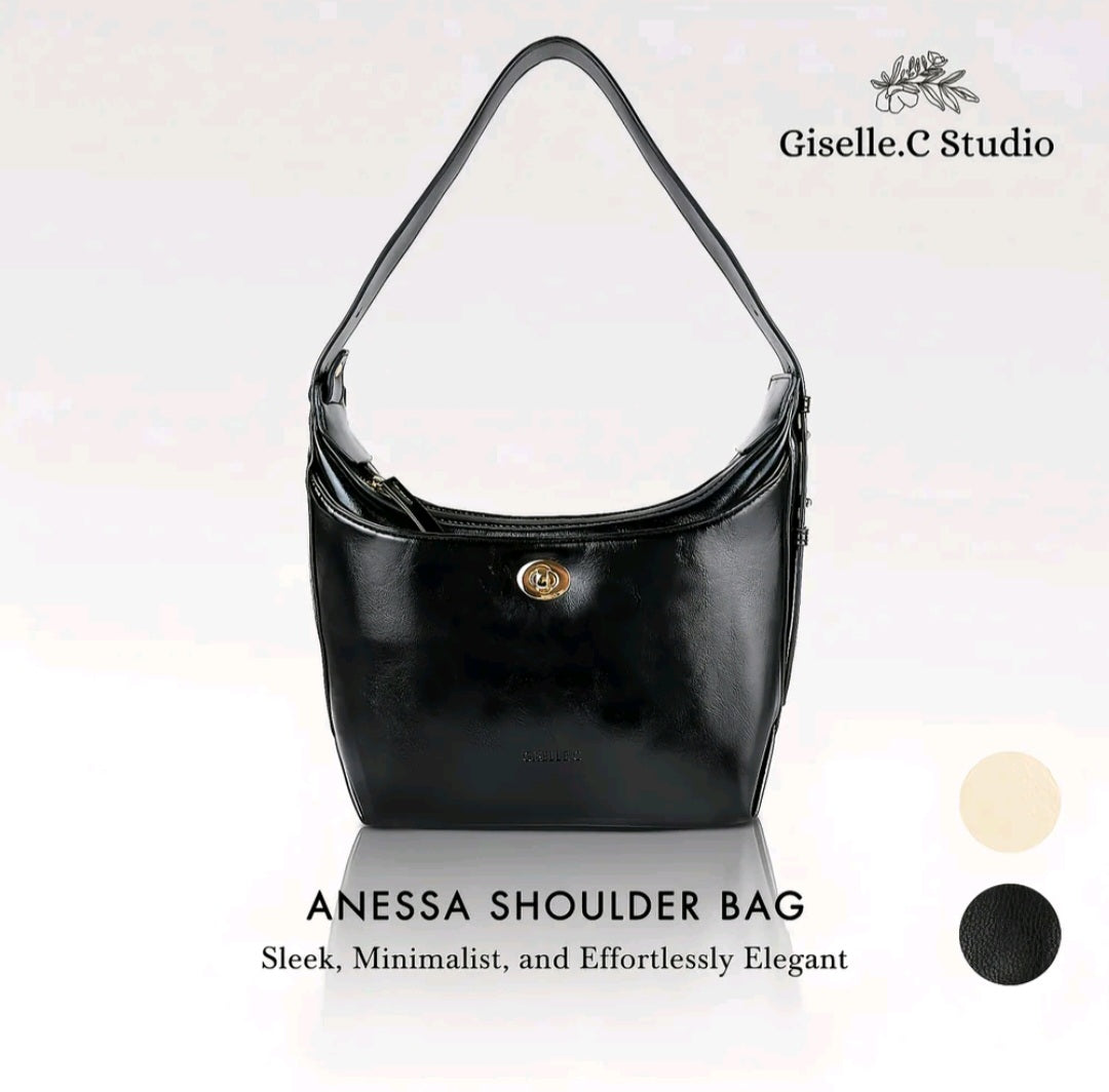 Anessa Shoulder Bag - Black