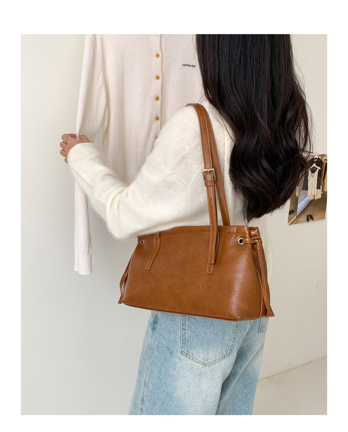 Remi Shoulder Bag - Chocolate
