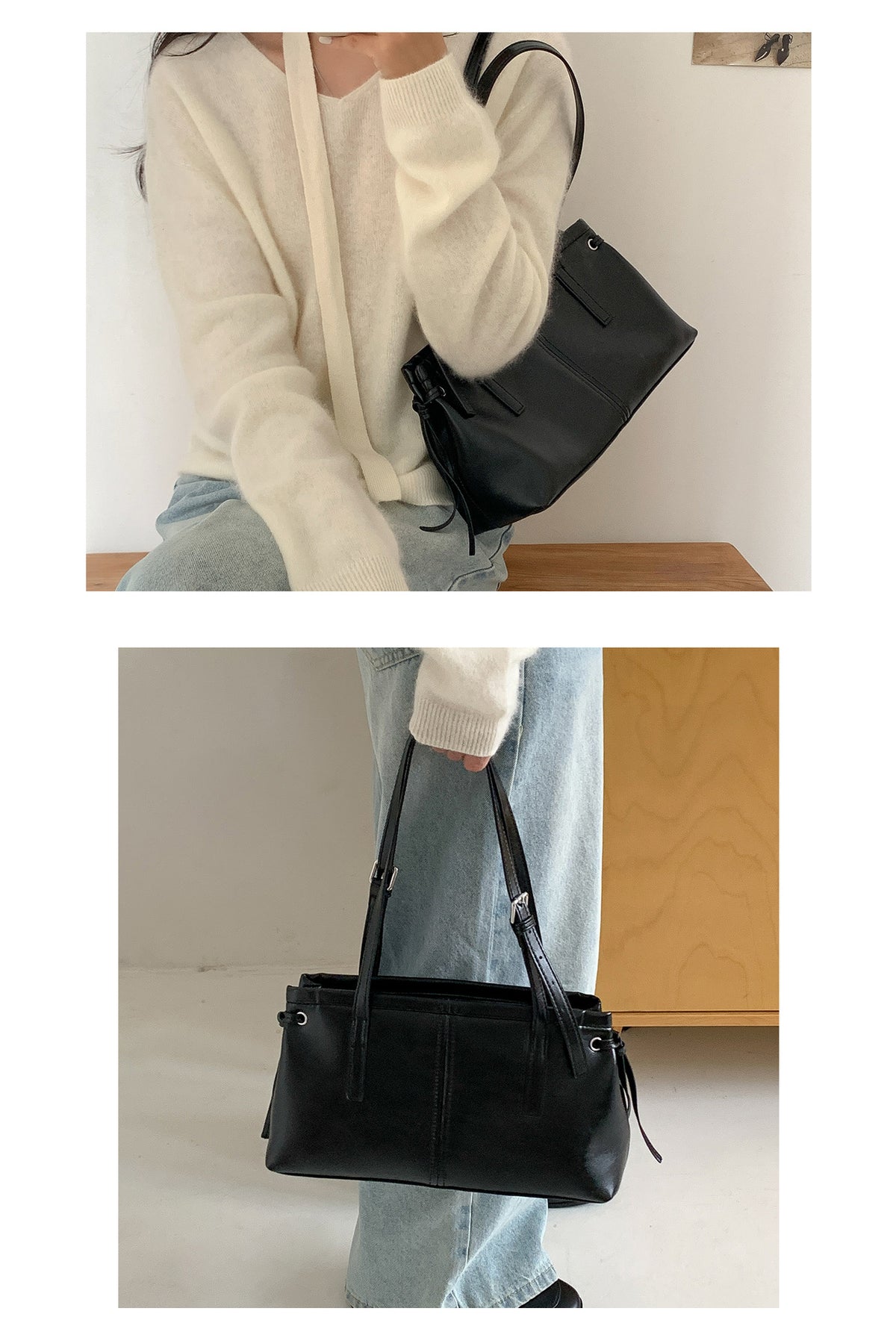 Remi Shoulder Bag - Black