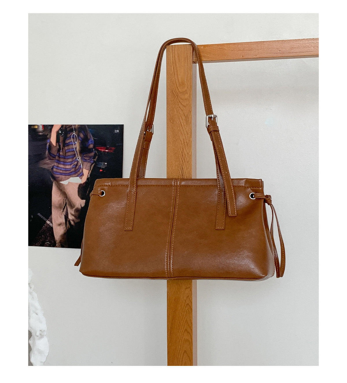 Remi Shoulder Bag - Chocolate