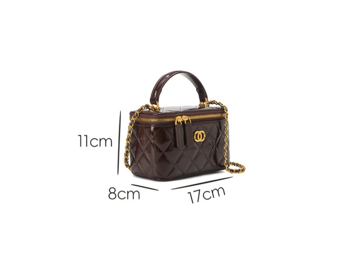 Lola Chain Box Bag - Coco