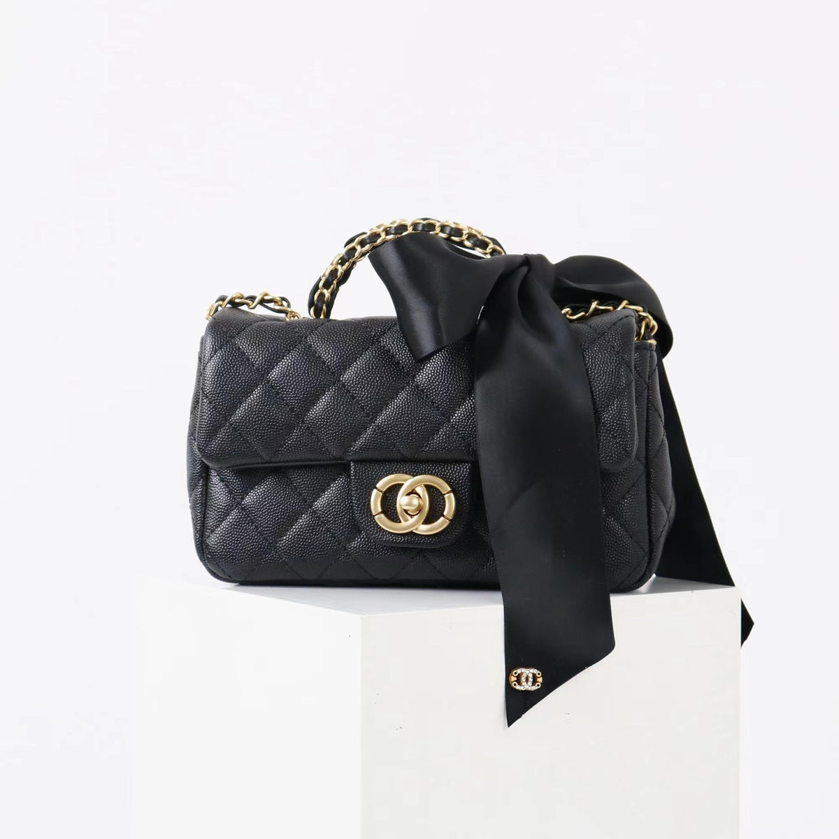 Beatrice Top-Handle Bag - Black