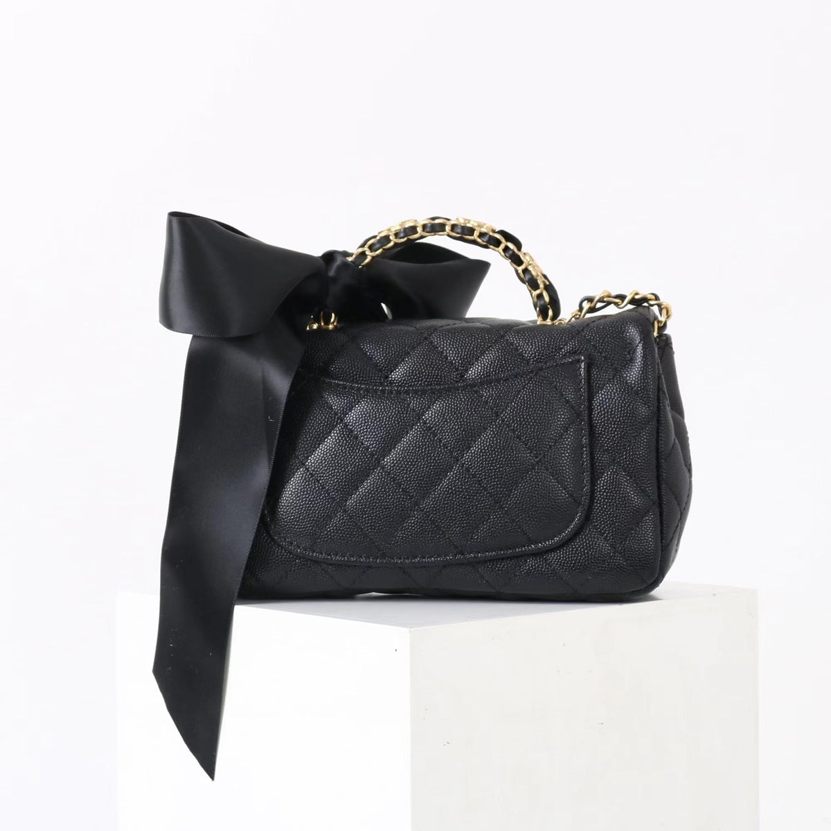 Beatrice Top-Handle Bag - Black