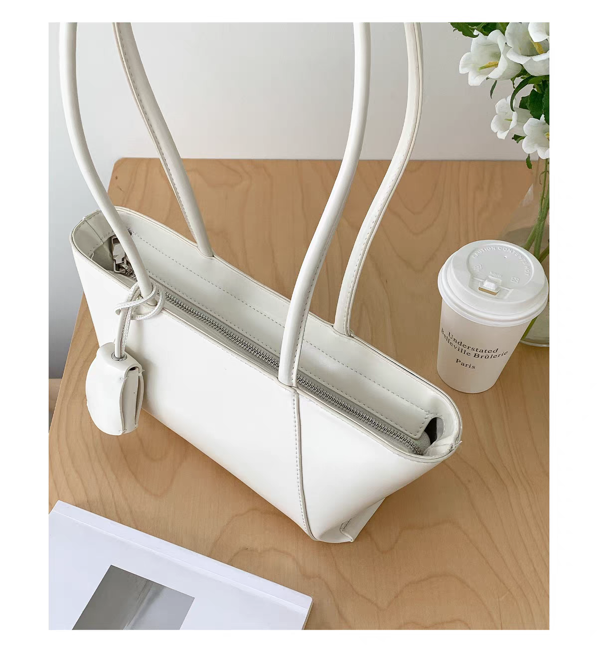 Luna Shoulder Bag - White