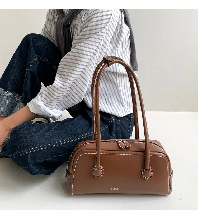Macy Boston Bag - Chocolate