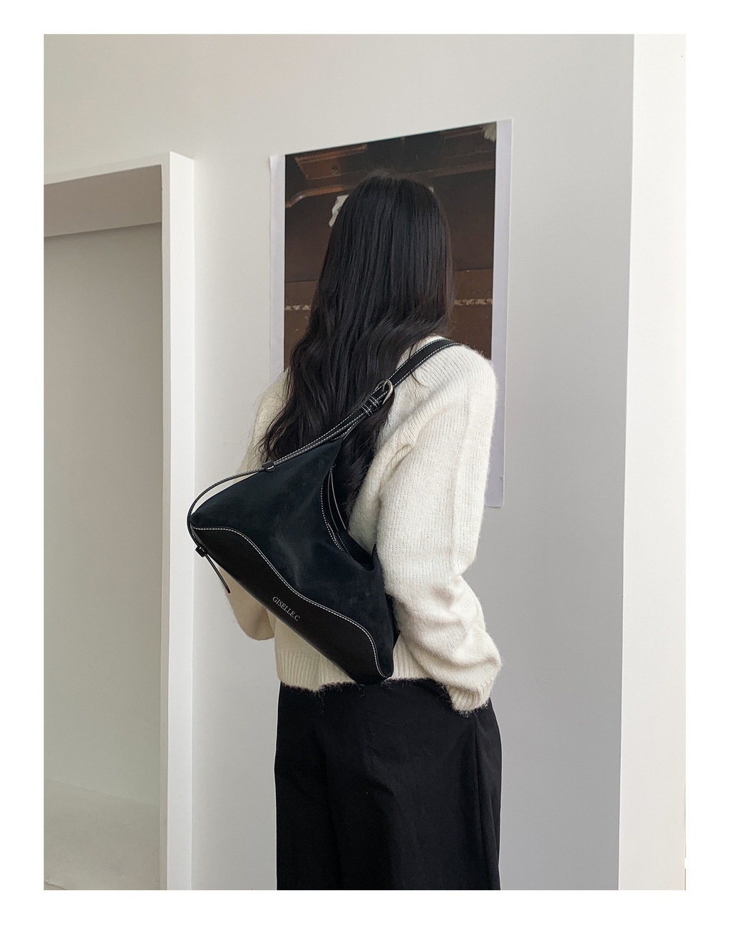Alivia Hobo Bag - Black
