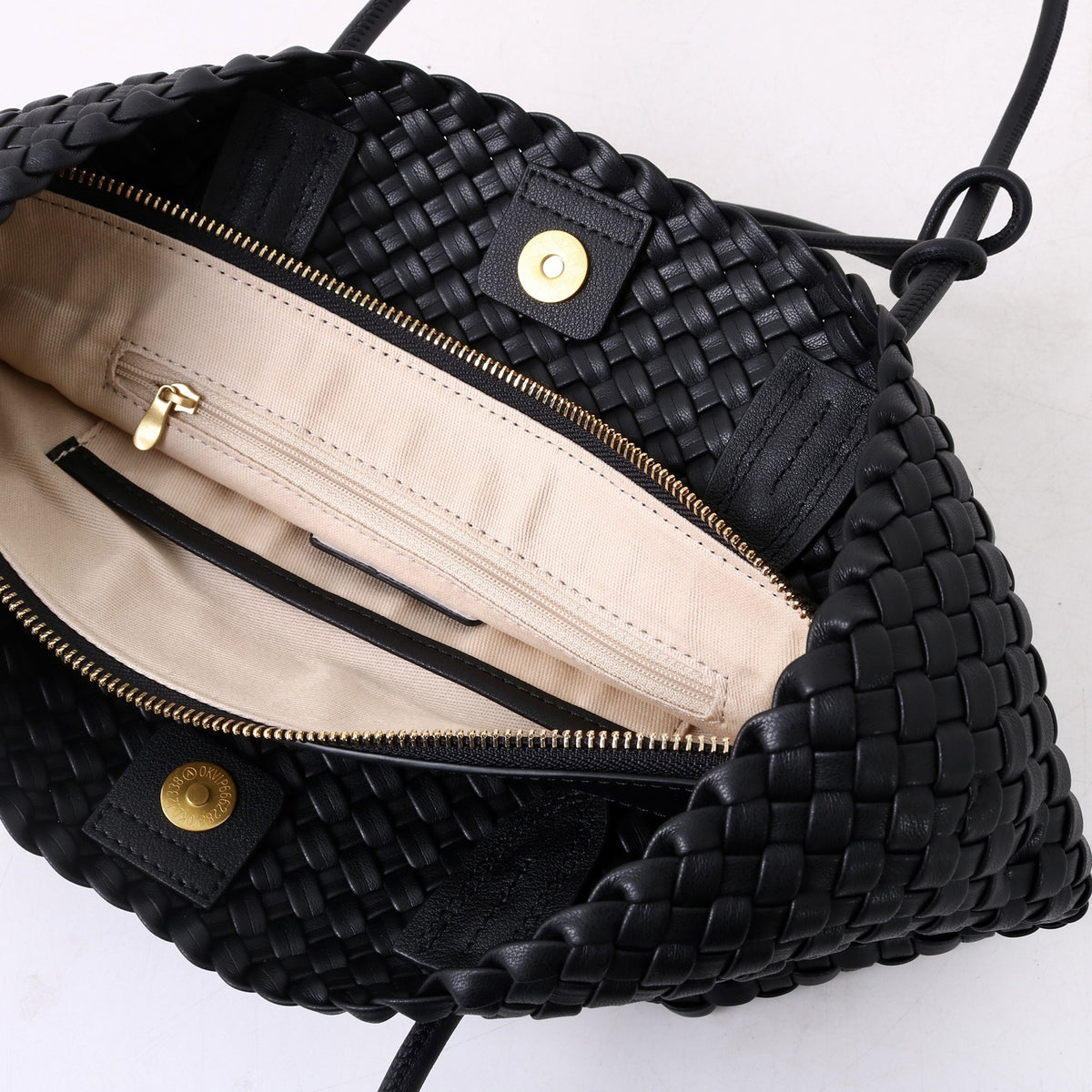 Bonnie Woven Tote Bag - Black